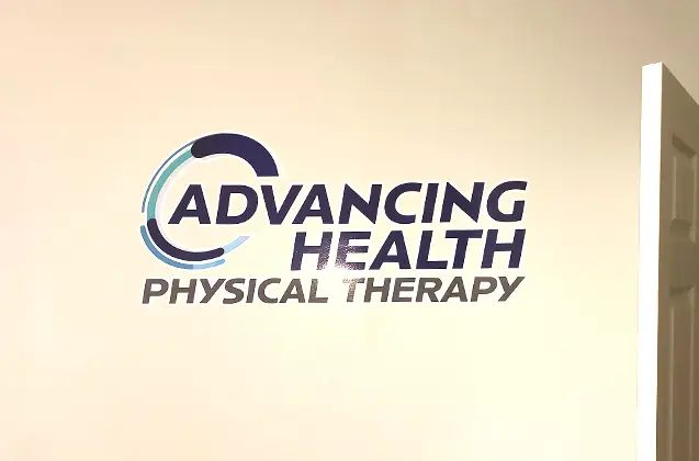 wall graphic of advancing health | wall graphic | sparks sign co