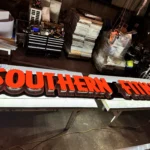 Sparks Sign Company | Southern Fitness exterior sign during build