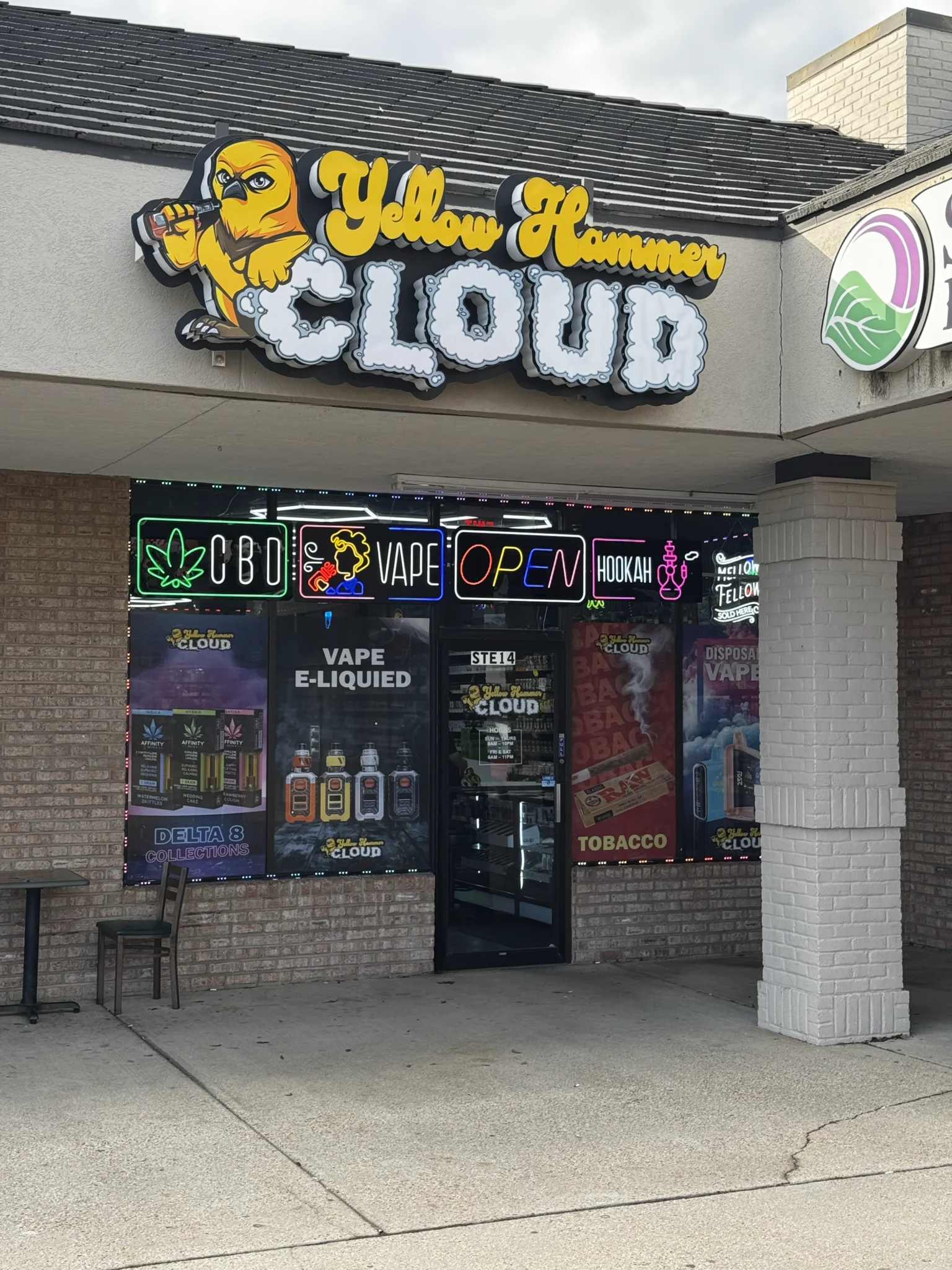 Sparks Sign Company | Yellow Hammer Cloud exterior sign